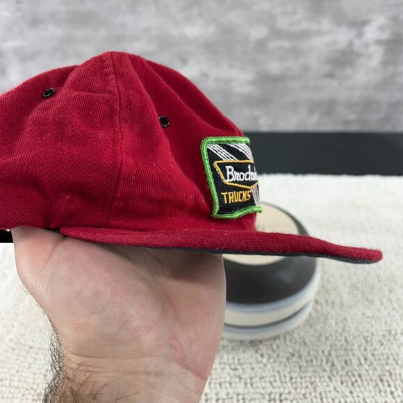 VINTAGE BROCKWAY TRUCKS SNAPBACK TRUCKER HAT OSFA PATCH CAP - Picture 8 of 10
